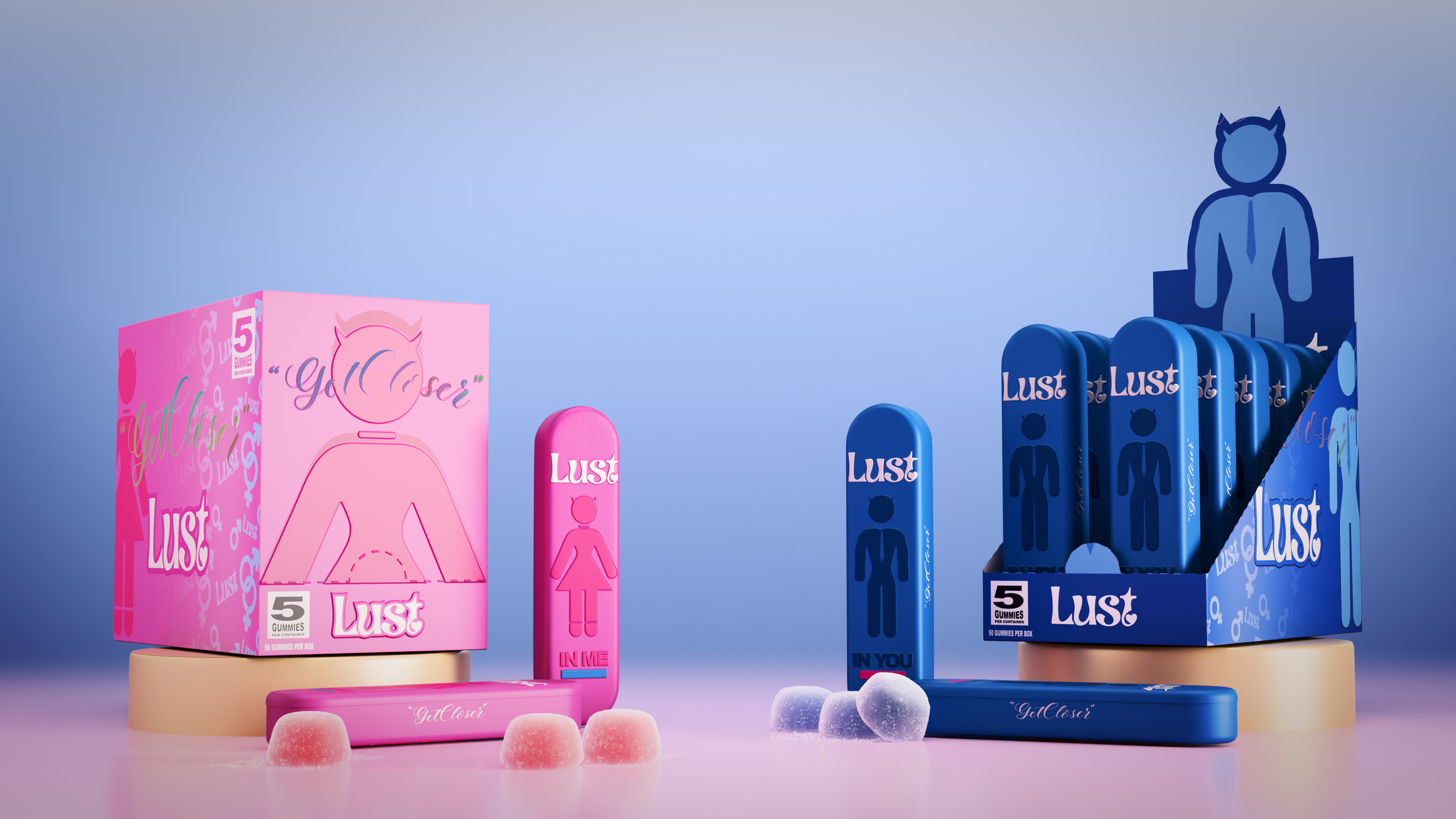 LUST gummies render