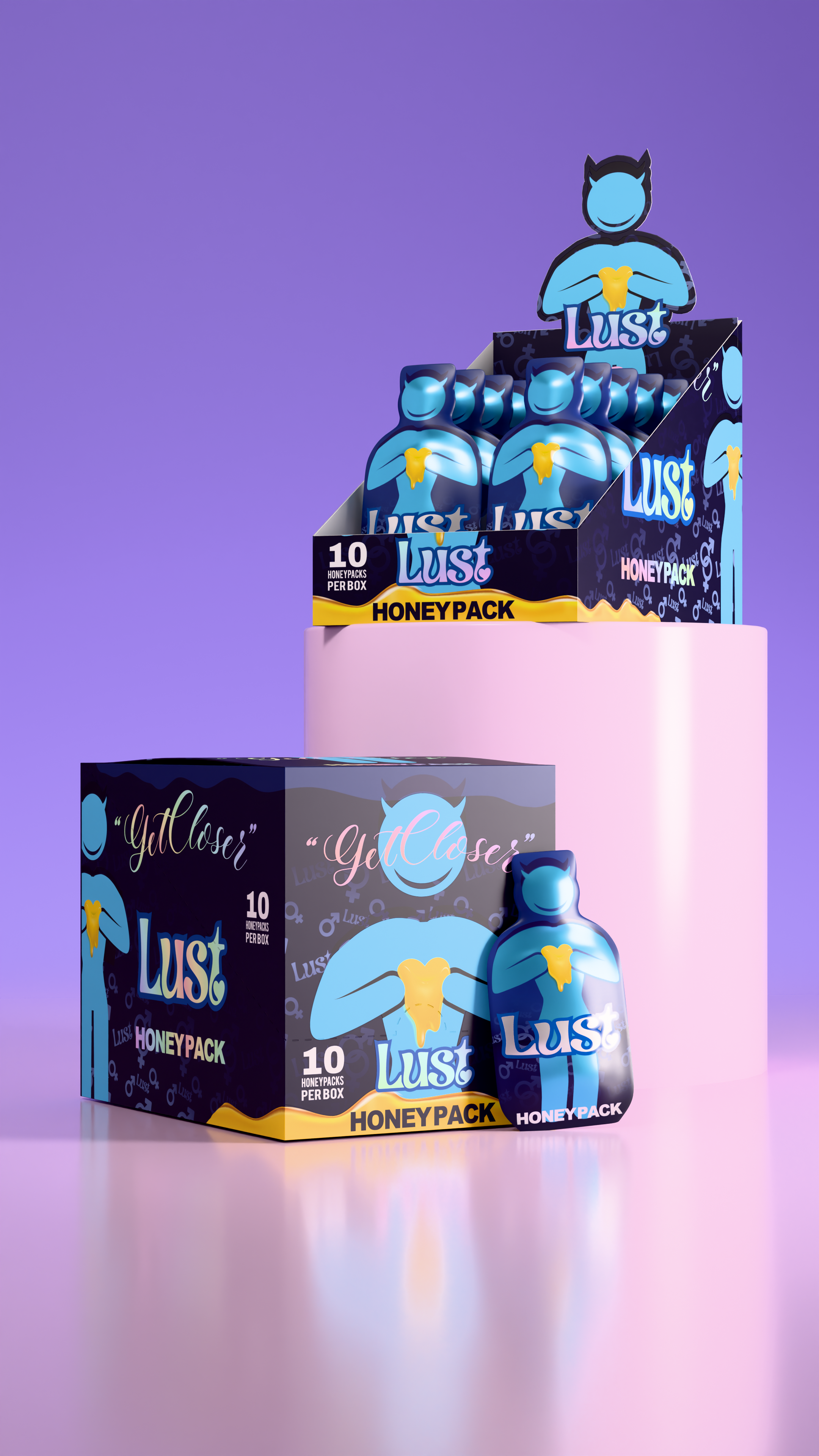 LUST bottles mobile